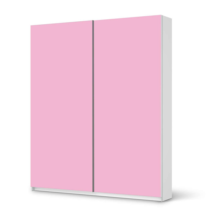 Möbelfolie IKEA Pax Schrank 236cm Höhe - Schiebetür - Pink Light - CR117004