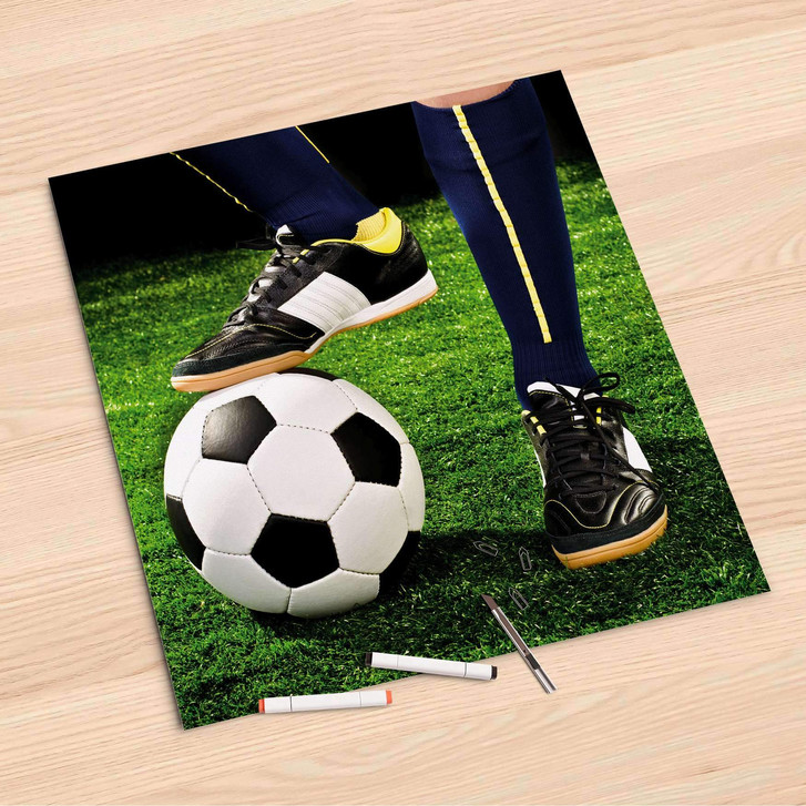 Folienbogen (60x60cm) - Fussballstar - CR107084