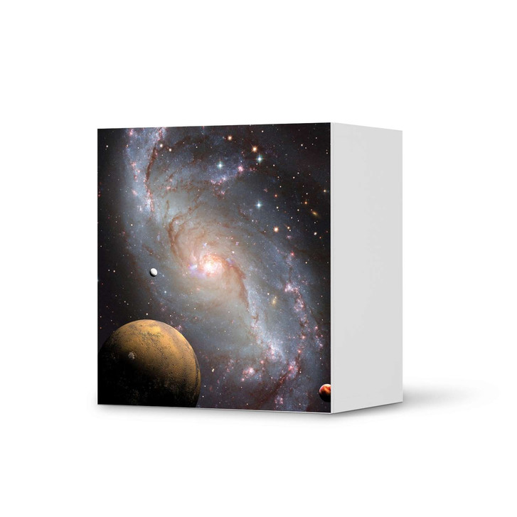 Klebefolie IKEA Besta Regal 1 Türe - Milky Way - CR109203