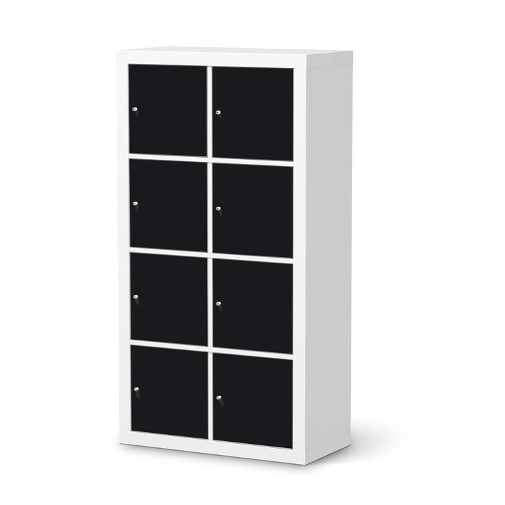 Klebefolie IKEA Expedit Regal 8 Türen - Schwarz - CR111159