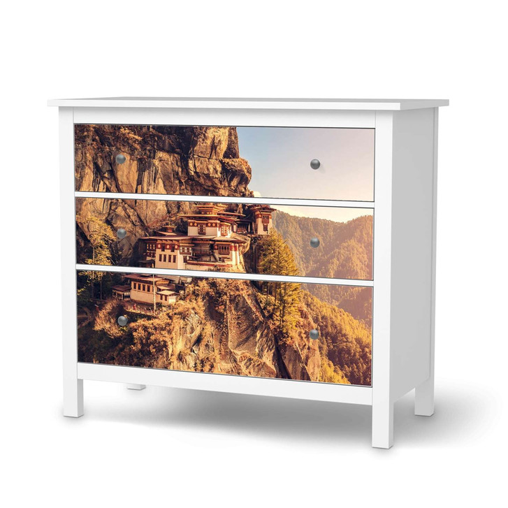 Möbelfolie IKEA Hemnes Kommode 3 Schubladen - Bhutans Paradise - CR114689
