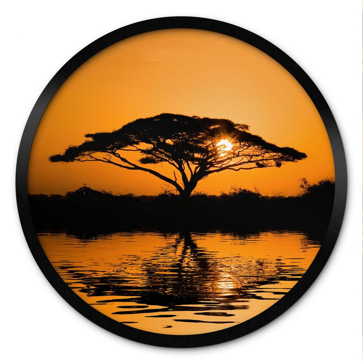 Poster Afrika - Rund - WA509093