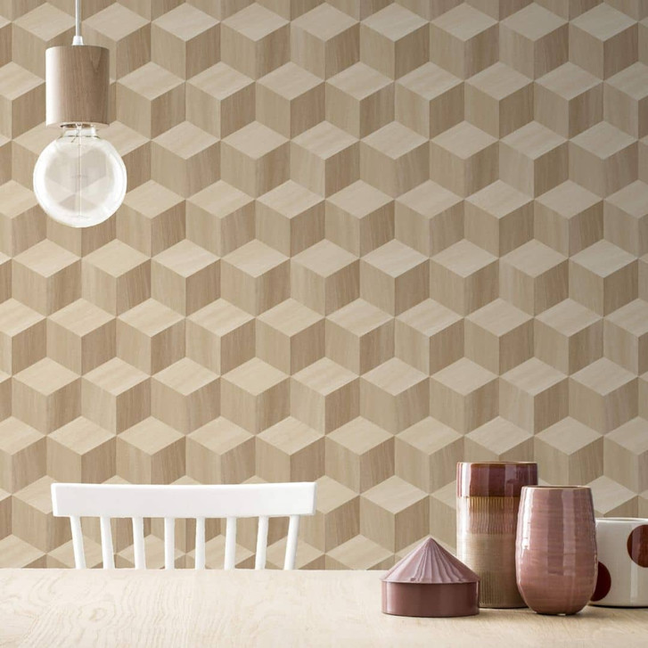 Rasch Vliestapete, Mustertapete Salsa hellbeige - WA339063