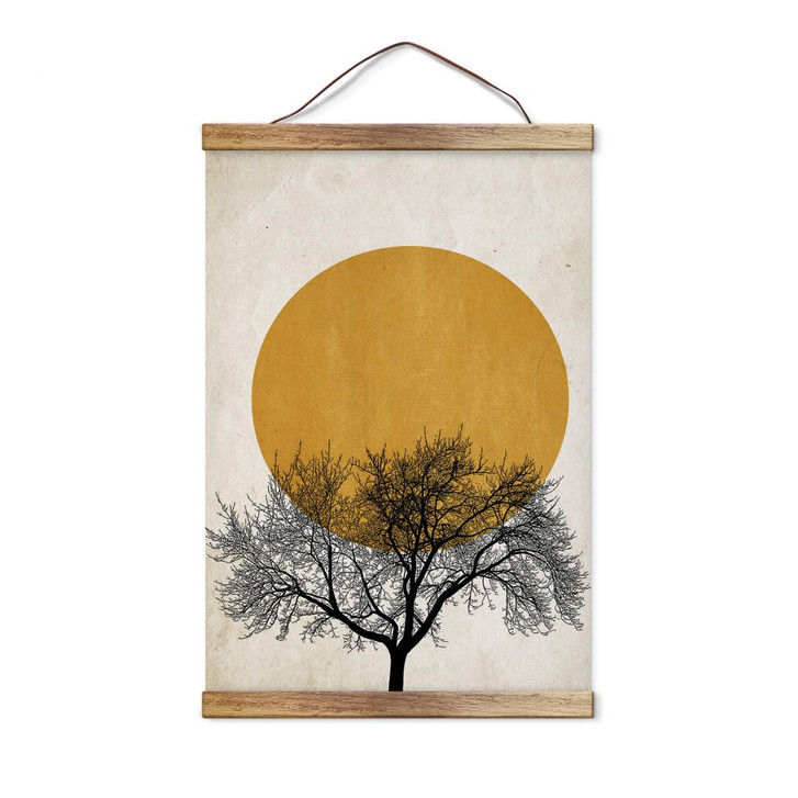 Stoffbild Kubistika - Wintermorgen - aus der LandIDEE Wohnen & Deko Kollektion - WA398232