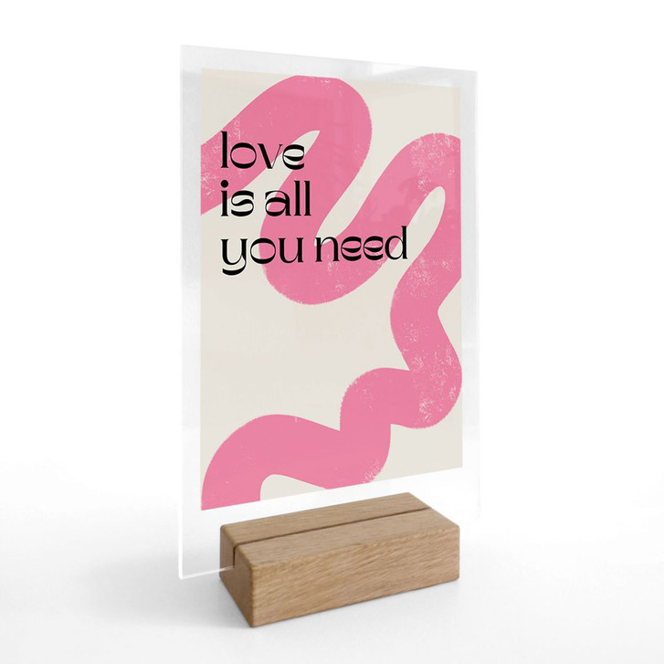 Tischaufsteller Love is all you need - Volfova - WA491208
