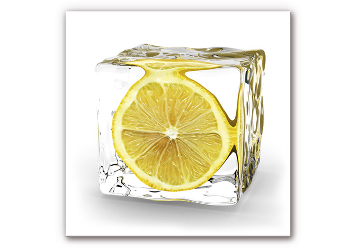 Hartschaumbild Zitroneneiswürfel - WA131332