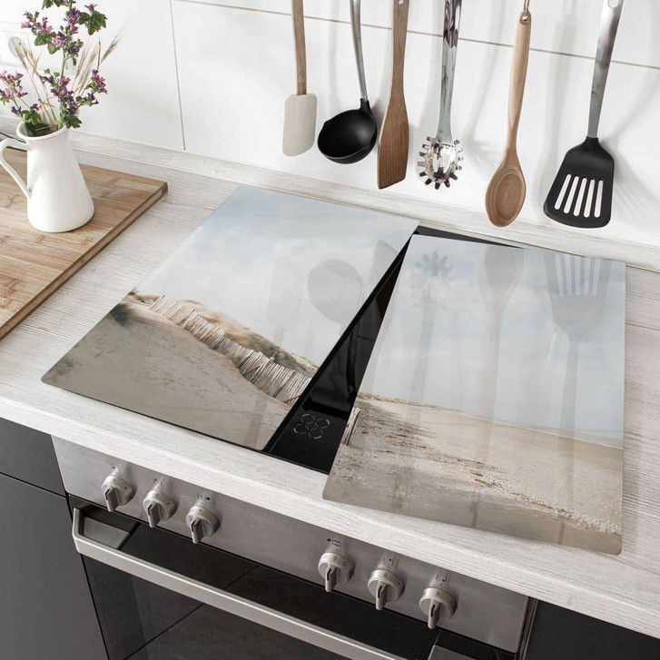 Herdabdeckplatte Dünenlandschaft an der Nordsee | Maritime Küchendeko - Annie - WA472211