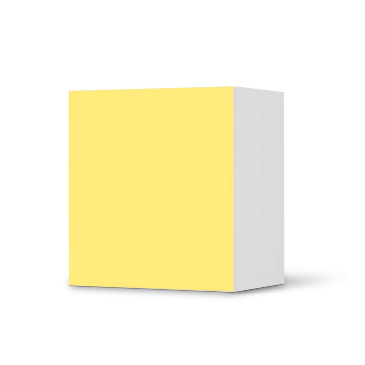 Klebefolie IKEA Besta Regal 1 Türe - Gelb Light - CR109178