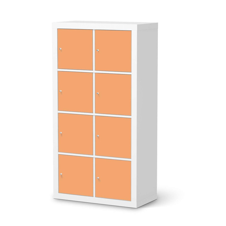 Klebefolie IKEA Expedit Regal 8 Türen - Orange Light - CR111138