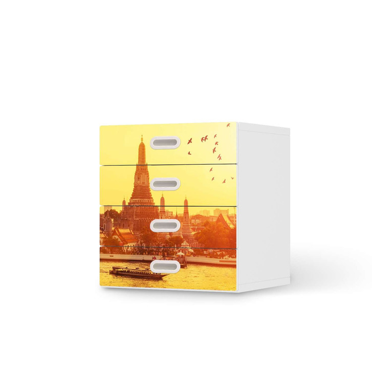 Klebefolie IKEA Stuva / Fritids Kommode - 4 Schubladen - Bangkok Sunset - CR111950