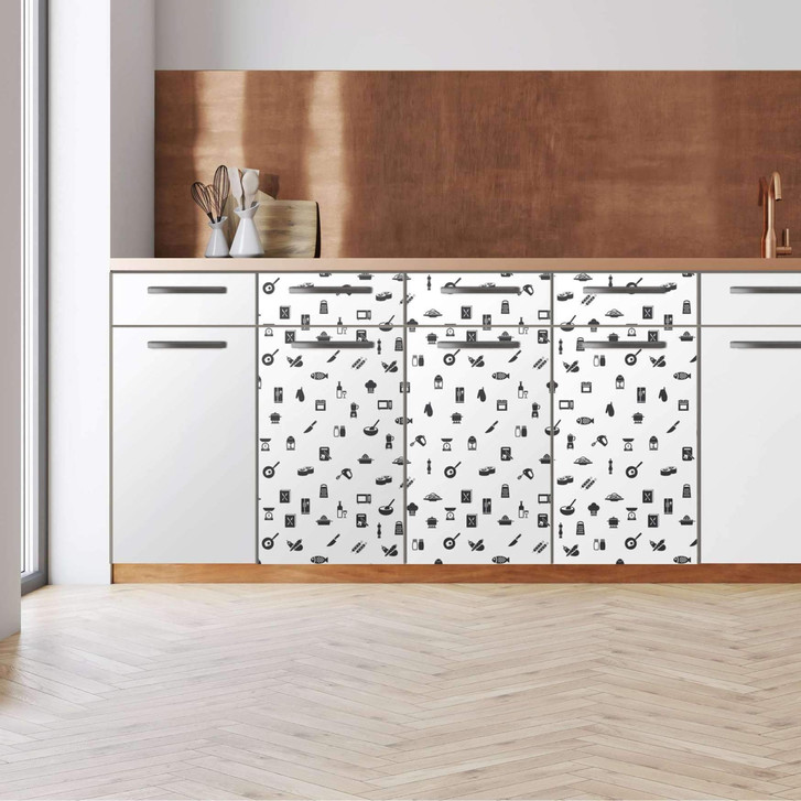 Küchenfolie - Unterschrank 120cm Breite - Tasty - CR112302