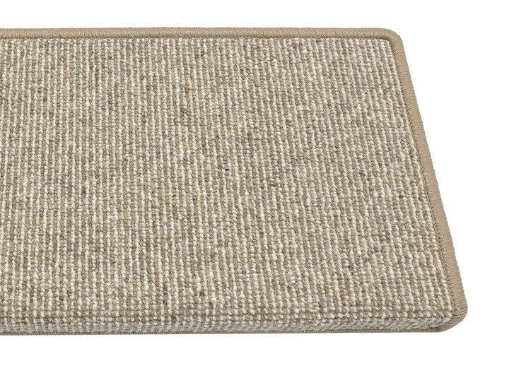 Leeds Fein Berber Stufenmatte Rechteckig Wunschmass in Braun 508 - TS508886