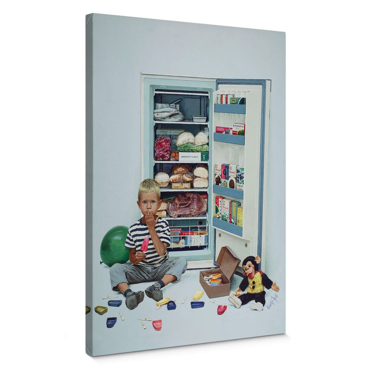 Leinwandbild Kurt Ard - Zu viel des Guten (1963) - 70x100cm - WA389279