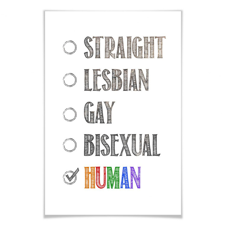 Poster Be human - WA157235