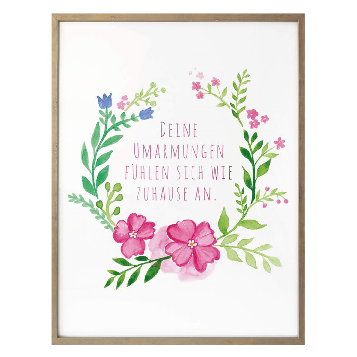 Poster - Deine Umarmungen fühlen sich wie Zuhause an - WA156816