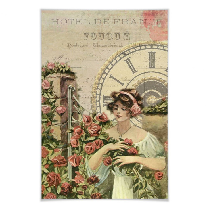 Poster Vintage Girl 03 - WA168017