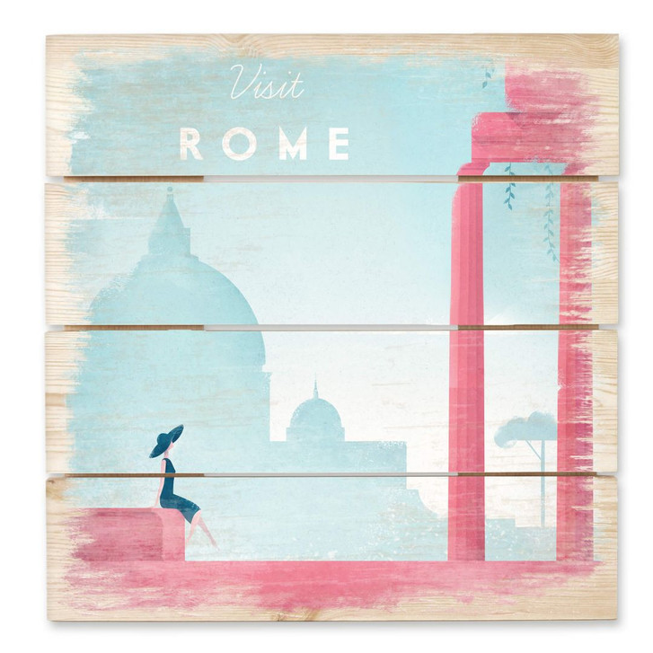 Holzbild Rivers - Rom - 40 x 41.5 cm - WA274387