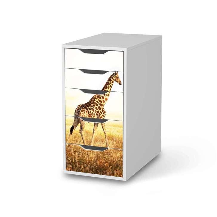 Klebefolie IKEA Alex 5 Schubladen - Savanna Giraffe - CR109108