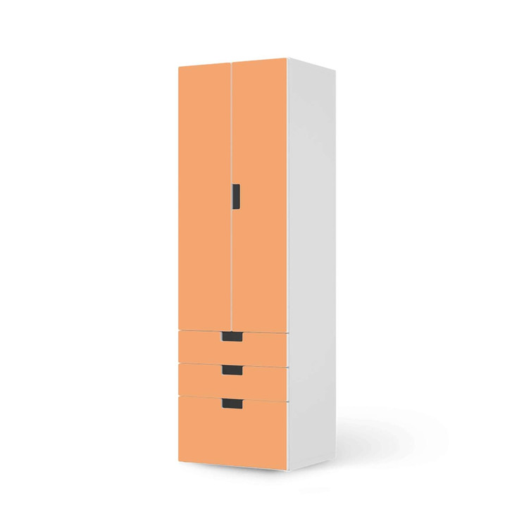 Klebefolie IKEA Stuva / Malad - 3 Schubladen und 2 grosse Türen - Orange Light - CR111842