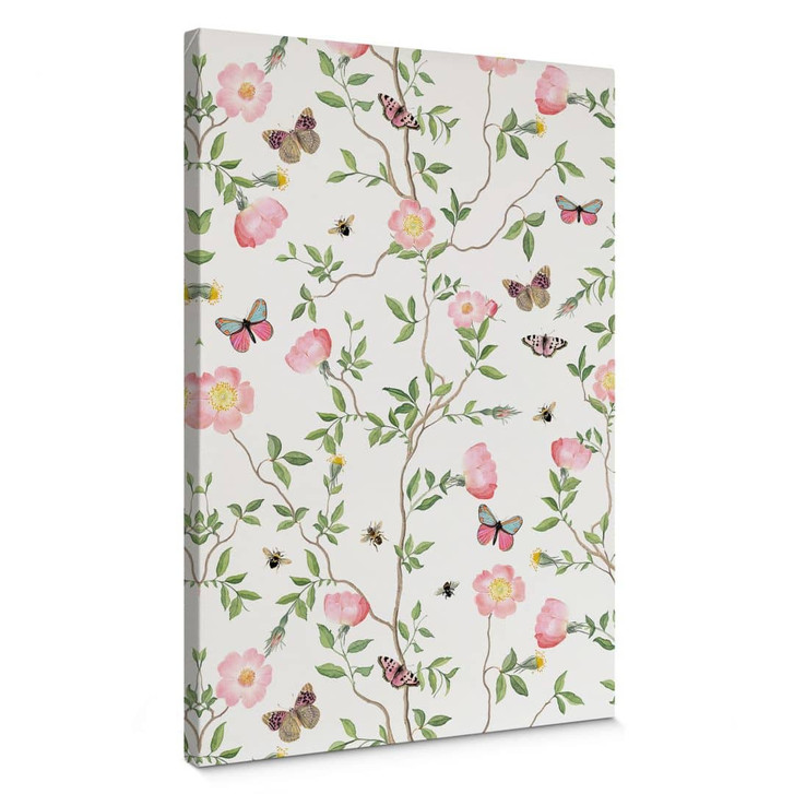 Leinwandbild Rosa Christrosen im Frühling - UN Designs - WA404959