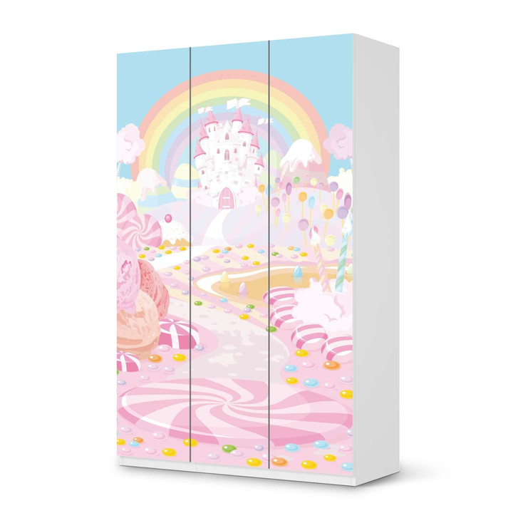 Möbelfolie IKEA Pax Schrank 236cm Höhe - 3 Türen - Candyland - CR118570