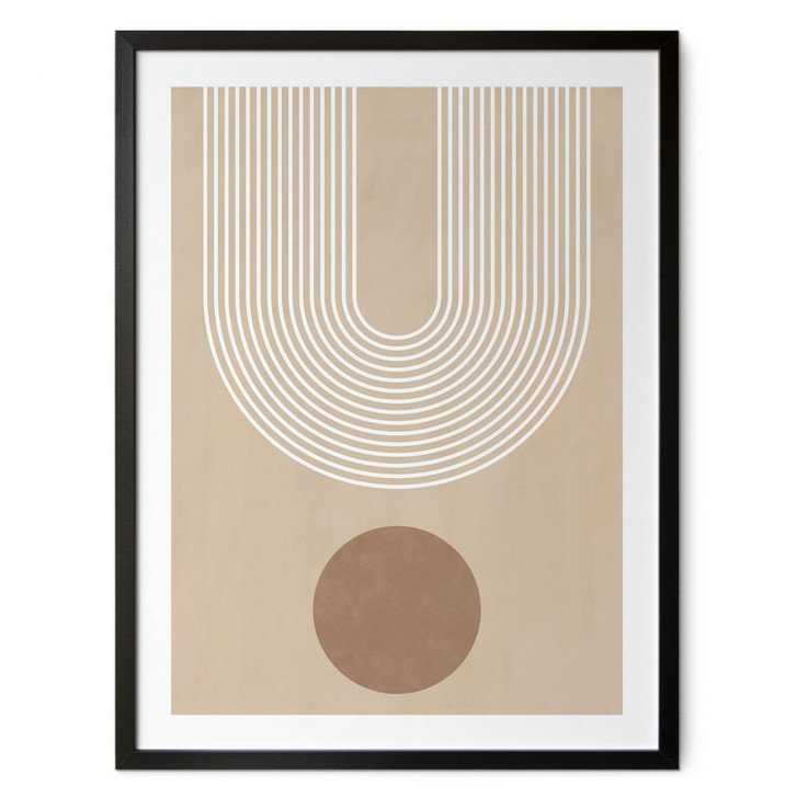 Poster Abstrakte Geometrie in Balance - Ristova - WA473321