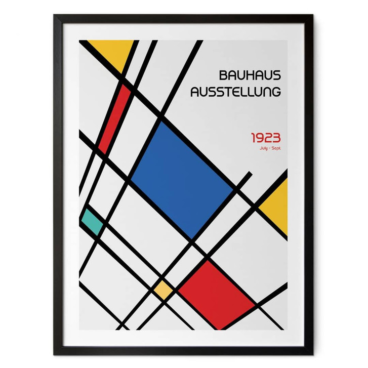 Poster Retro Bauhaus Ausstellung 1923 - Retrodrome - WA473333