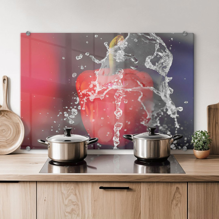 Spritzschutz Frische Paprika - WA178272