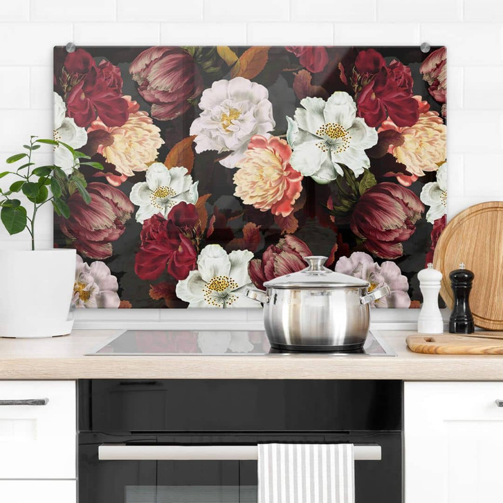 Spritzschutz UN Designs - Blumenarrangement - WA323844