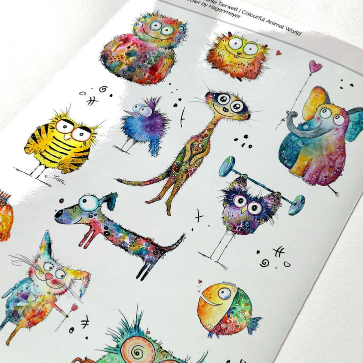 Sticker Kunterbunte Tierwelt - Hagenmeyer - WA499895