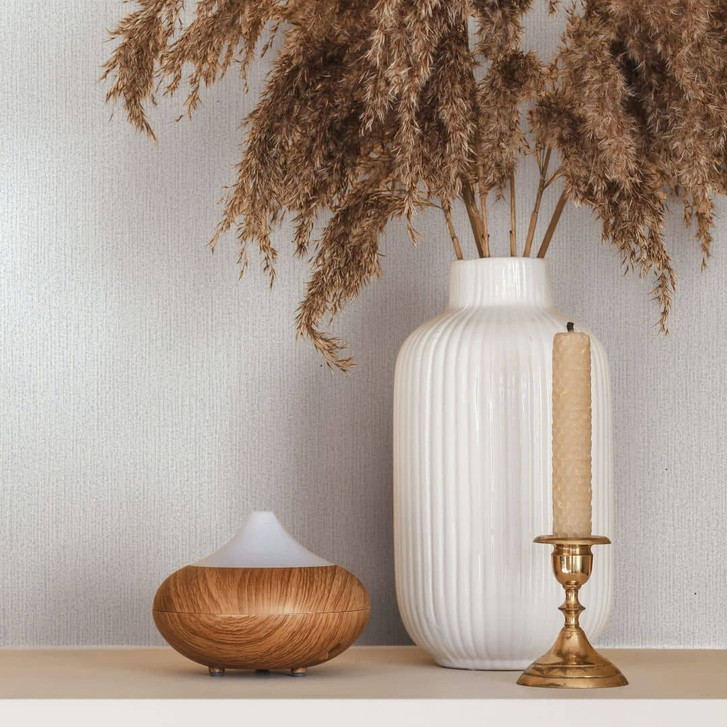 Vliestapete in weiss Struktur Uni Modern - WA446475