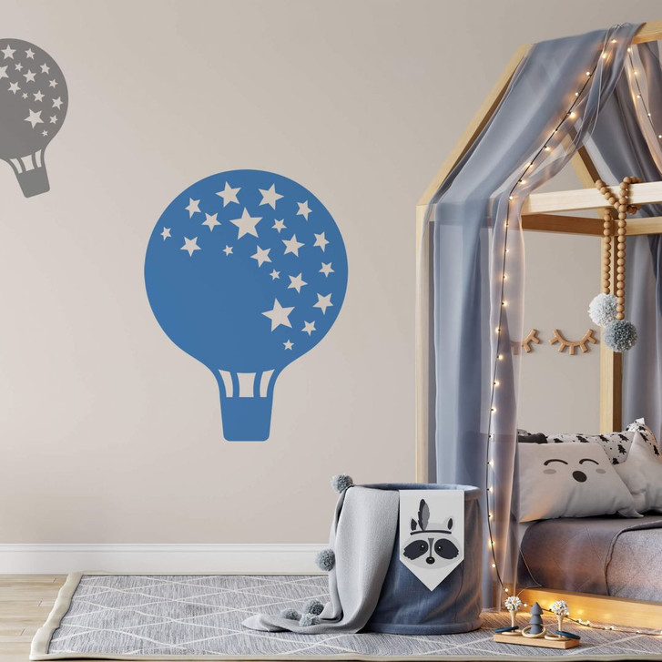 Wandtattoo Heissluftballon mit Sternen - WA312416