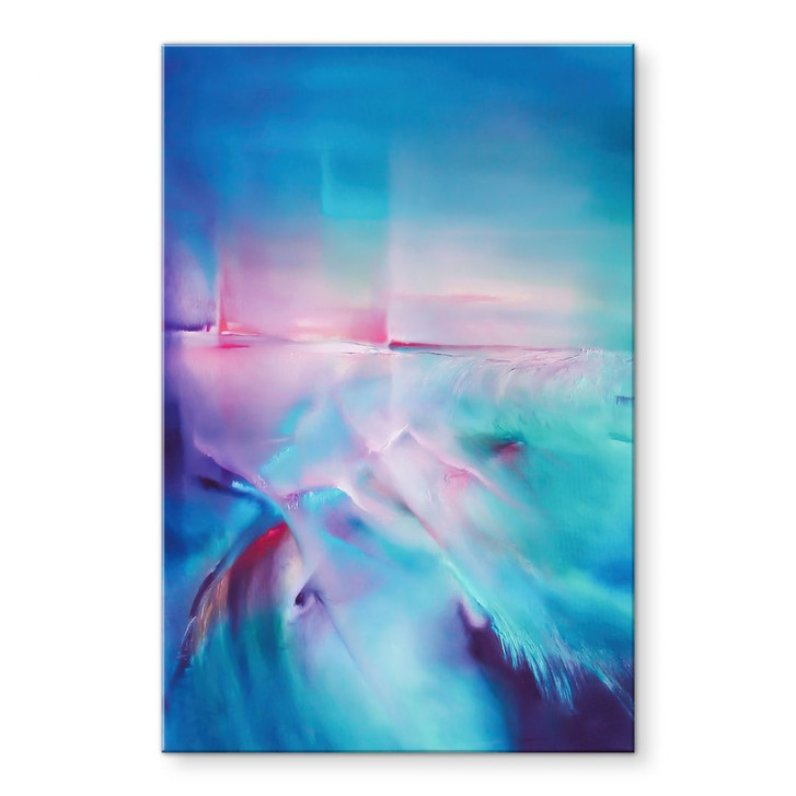 Acrylglasbild Polarlicht in Türkis und Lila - Schmucker - WA491165