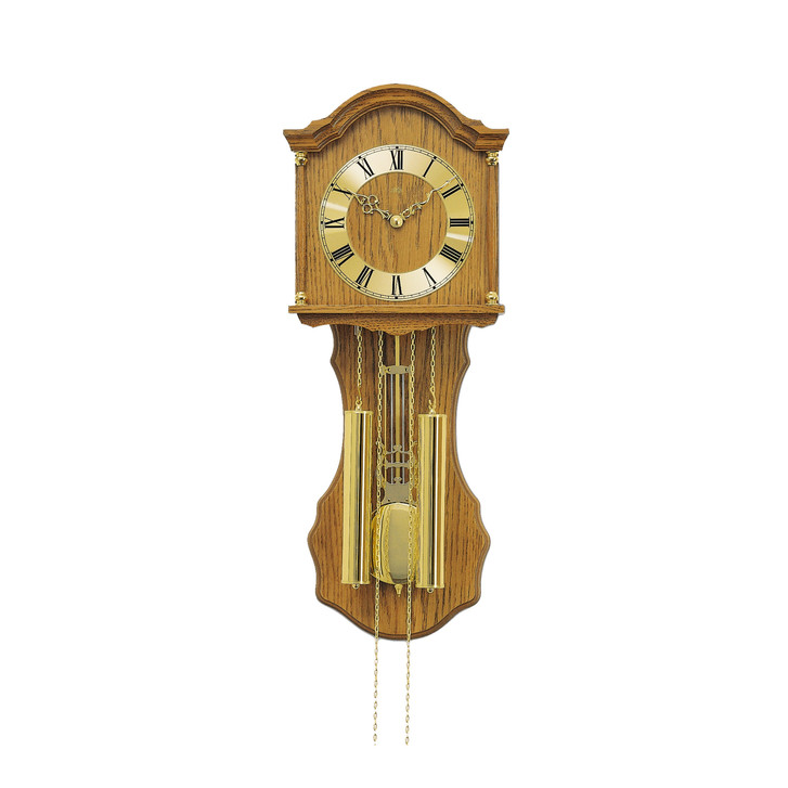 Klassische Pendeluhr mechanisch in Eiche - UG100041