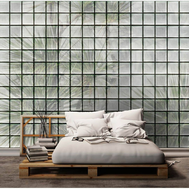 Livingwalls Fototapete Walls by Patel 3 Greenhouse 1 grün, weiss, grau, schwarz - WA327909