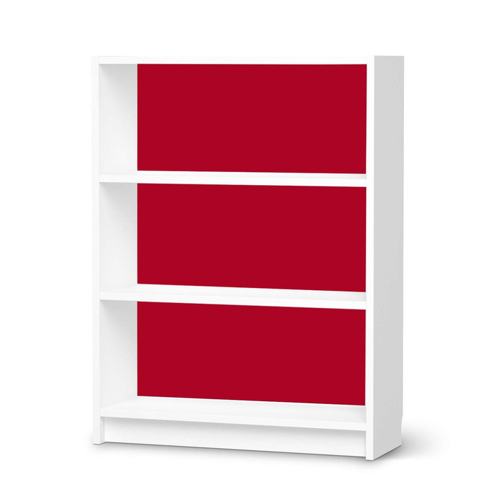 Möbelfolie IKEA Billy Regal 3 Fächer - Rot Dark - CR114457