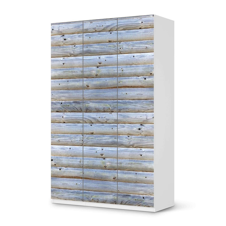 Möbelfolie IKEA Pax Schrank 236cm Höhe - 3 Türen - Greyhound - CR118597