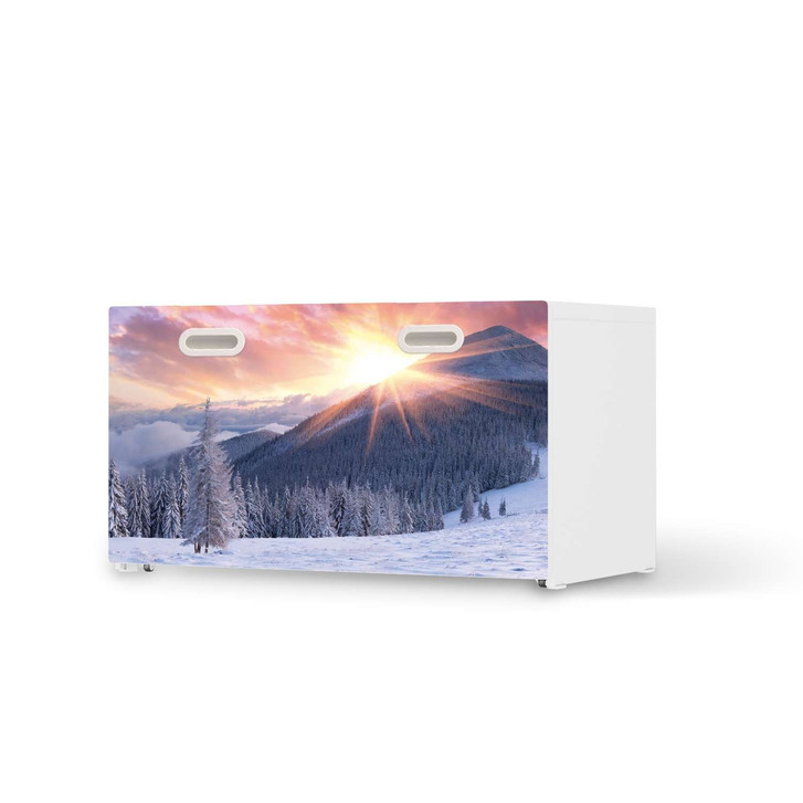 Möbelfolie IKEA Stuva / Fritids Bank mit Kasten - Zauberhafte Winterlandschaft - CR117786