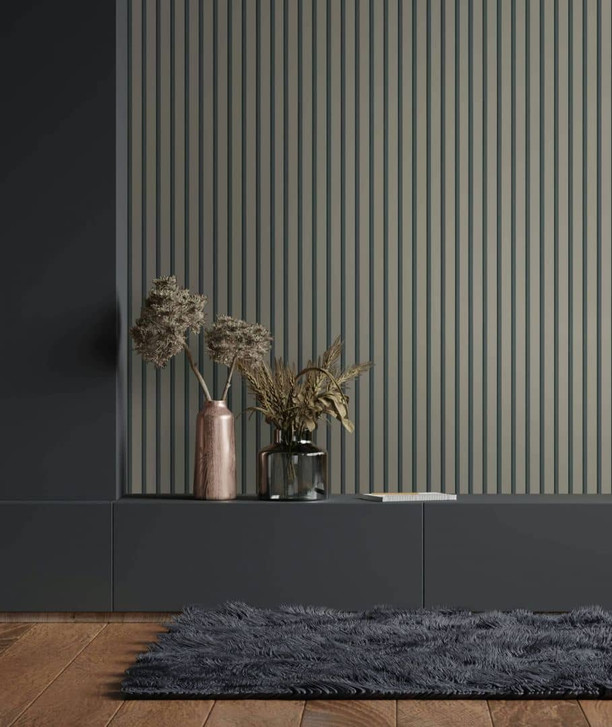 Vliestapete Beige Grau Streifen für Wohnzimmer Schlafzimmer Büro marburg Tapete - WA445219