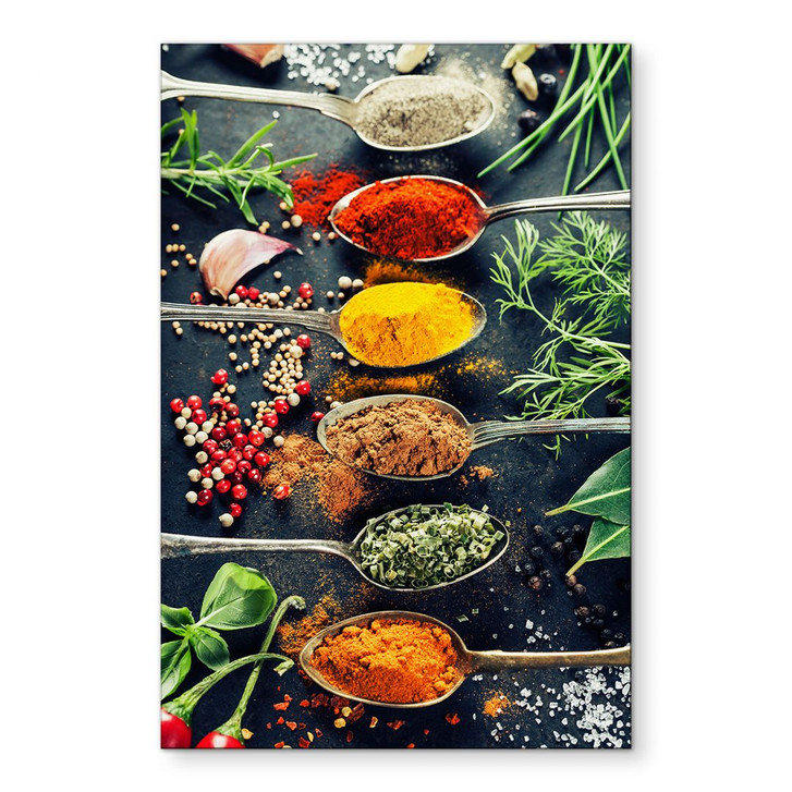 Wandbild Kräutervielfalt 01 - Alu-Dibond - WA423200