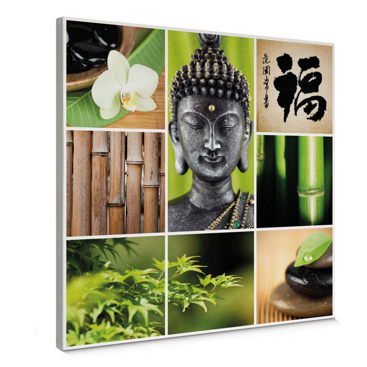 Leinwandbild Asian Spa - Quadratisch - WA357819