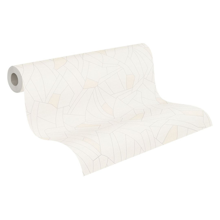A.S. Création Vliestapete New Life geometrische Tapete creme, beige, grau - WA305612
