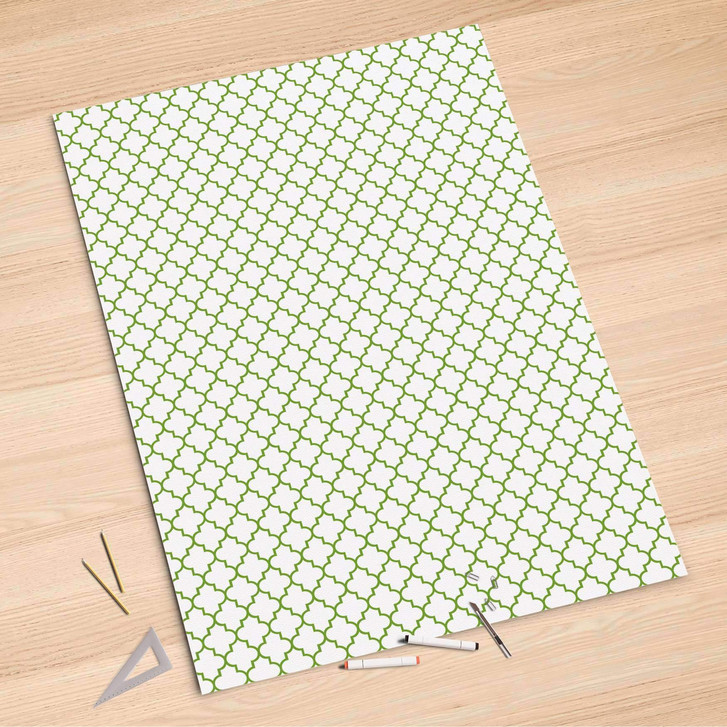 Folienbogen (100x150cm) - Retro Pattern - Grün - CR106250