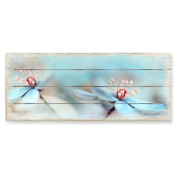 Holzbild Westum - Zarte Blüten - 40 x 41.5 cm - WA132744