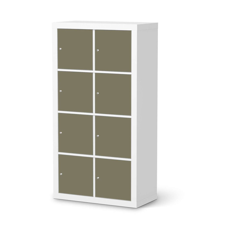 Klebefolie IKEA Expedit Regal 8 Türen - Braungrau Light - CR111086
