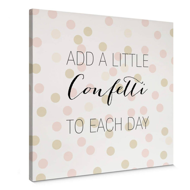 Leinwandbild Confetti & Cream - Add a little confetti - WA360972
