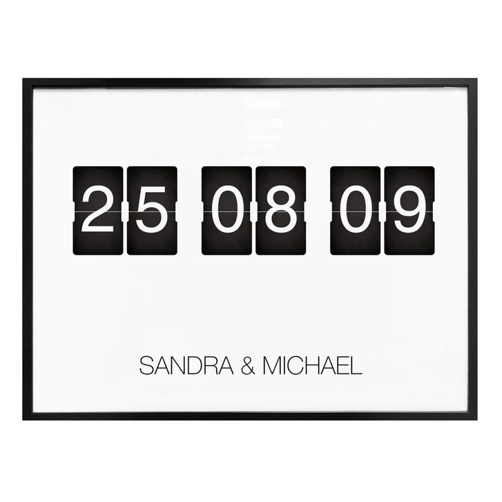 Poster Wunschtext - Abfahrt Liebe - WA240110