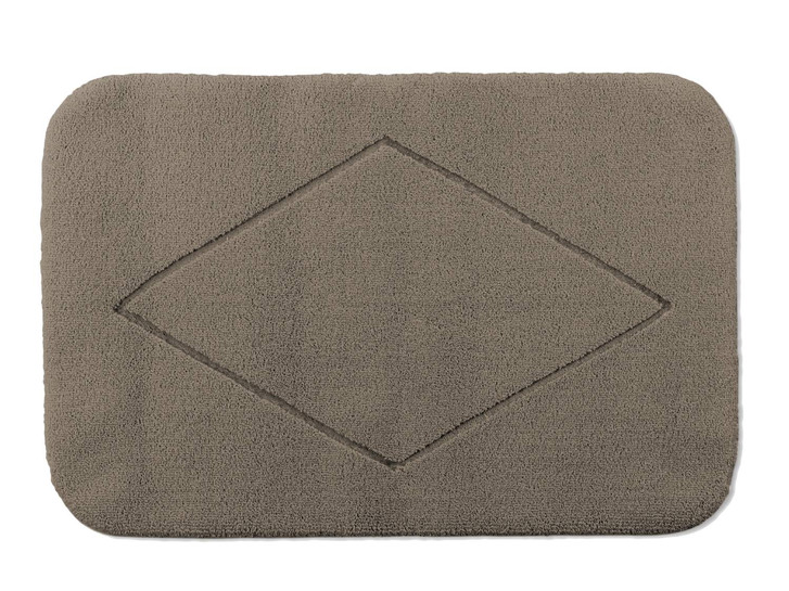 Raute Badteppich Wunschmass in Taupe 58 - TS400663