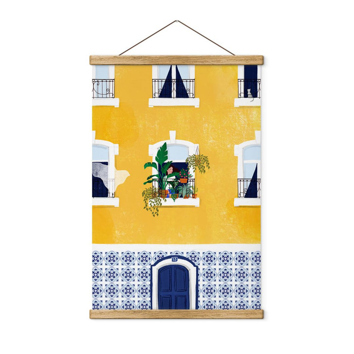 Stoffbild Lissabon Fassade - Tomljanovic - WA410751