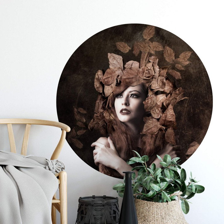 Wandtattoo Besari - Artemis daughter of Zeus - rund - WA267376